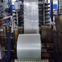 Rouleau de plastique tissé en polypropylène PP de 54 cm, 60 cm, 80 cm pour la fabrication de sacs transparents