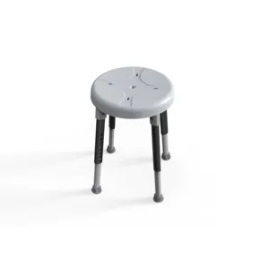 High Quality Round Lightweight Aluminum Adjustable Shower Chair Seat For The Elderly