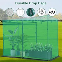 Serre de protection pour plantes portable et facile à installer avec structure en acier moderne pour culture hydroponique et usage en extérieur