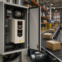 Variateurs de fréquence (VFD) économiques 11kW 15kW 22kW 30kW 45kW 37kW 75kW Monophasé 220V vers Triphasé 380V