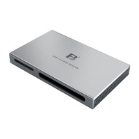 Lector de Tarjetas USB 3.0 de Alta Velocidad FB 886 con Carcasa Metálica para Tarjetas CF, SD, MS, M2, TF, para Cámara, Laptop, PC