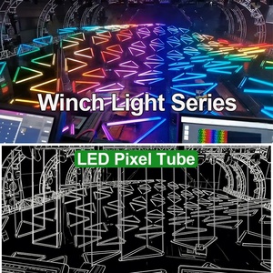 أنبوب بكسل DMX RGB/RGBW ونش متحرك 360 درجة، إضاءة LED حركية DMX لمسارح و نوادي الرقص - Product Image 2