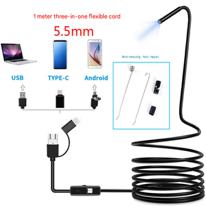 Caméra <span class=keywords><strong>endoscopique</strong></span> HD 3-en-1 pour téléphone, caméra d'inspection étanche pour les canalisations industrielles et la réparation automobile - Product Image 5
