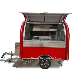 CE prouvé mobile crème glacée bonbons gamme capuche camping remorque/usine 8 pieds concession camping caravane café camion