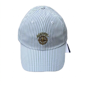 European American Small Horse logo Scannable Striped 6-panel PVC <b>Baseball</b> <b>Cap</b> Soft Top Fashionable Common Image Adjustable - Product Image 1
