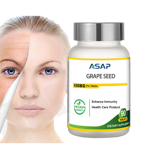 Miglior estratto di semi d'uva pillole integratore 60 vegetariani <span class=keywords><strong>400</strong></span> milligrammi di pura pillola estratto di semi d'uva - Product Image 1