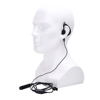 Écouteurs mono avec micro PTT pour radio talkie-walkie Baofeng BF-9700 A58 BF-UV9R 9R Plus