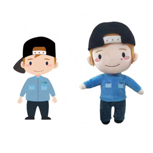 CE personalizado de juguete de dibujos animados Anime Plushie Animal bajo MOQ fabricante de tela de algodón de diseño personalizado juguetes de peluche - Product Image 6