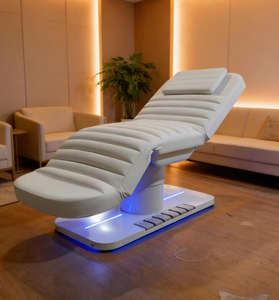 Meja Pijat Kecantikan Wajah Elektrik Terbaik yang Dapat Disesuaikan dengan 3 Motor untuk Perawatan Cupping - Product Image 1