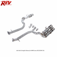 Système d'échappement Catback personnalisé en acier inoxydable pour Lexus RCF IS500 5.0L, tuyau droit REV