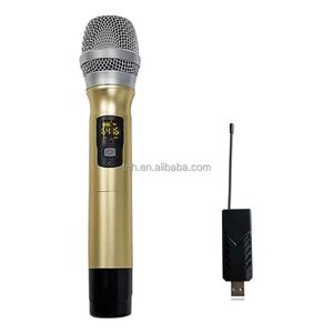 TNH um-u100 tak ve çalıştır KTV sahne performansı için profesyonel kablosuz el mikrofonu akıllı gürültü azaltma - Product Image 3