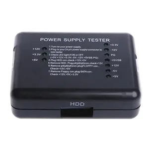מחשב אספקת חשמל HDD בוחן מד Tester בודק 20/24 פין PSU ATX SATA HDD מטר אספקת חשמל בודק