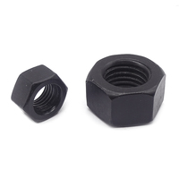 Promo Panas Mur Baut Kepala Datar Baja Karbon Lapis Seng ODM OEM Hitam DIN934 Grade 6 8 10 12 M14 M16 M18 M20