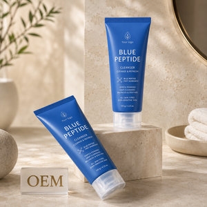 Espuma Limpiadora Facial con Péptidos de Cobre Azul, Lavado Facial Suave de Limpieza Profunda, Fabricante de Productos para el Cuidado de la Piel con Etiqueta Privada OEM Personalizada - Product Image 5