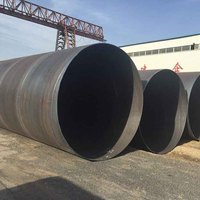 Tuyau en acier galvanisé à chaud à paroi épaisse pour support de pont et pieux marins