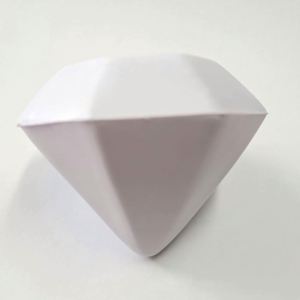 Wholesale <b>Cheap</b> Custom Logo Printed PU <b>Foam</b> Diamond Shape Stress Ball Promotional Toy - Product Image 4