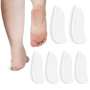 Coussinet dorsal en forme de coin gel pied talon support latéral médial demi coussinet hommes et femmes X-type O-leg semelle intérieure orthopédique souple