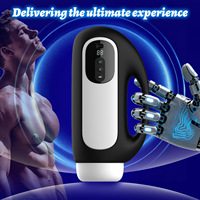 Automatischer Teleskop-Saugvibrator mit USB-Aufladung, IPX7 Wasserdicht, Wiederverwendbarer Intim-Trainer für Männer