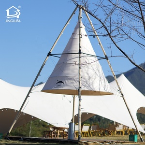 Nuovo Design Tenda Tipi in Bambù per Glamping all'Aperto, Matrimoni, Feste ed Eventi di Campeggio - Product Image 3