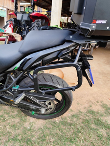 กล่องข้างสำหรับรถจักรยานยนต์ ชั้นวางสัมภาระด้านหลัง ที่ยึดสัมภาระ กล่องท้ายรถ กล่องเก็บของด้านบน สำหรับ Kawasaki Versys 650 - Product Image 6