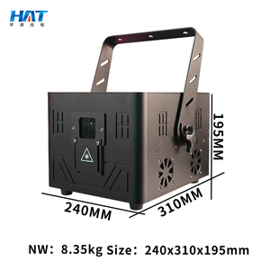 Luces Láser para DJ RGBW de 15W 10W para Interiores, para Discotecas y Escenarios, con Animación <span class=keywords><strong>3D</strong></span>, Control DMX512, Clasificación IP33 - Product Image 3