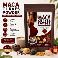 Compléments alimentaires à base de plantes en marque privée OEM, poudre de racine de maca naturelle, poudre de complément alimentaire pour l'amélioration ultime des fesses et des hanches pour femmes