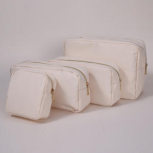 New Fashionable Large Capacity Nylon Cosmetic <b>Bag</b> Embroidered Logo Waterproof Towel Case for Women Durable <b>Toiletry</b> Zipper - Product Image 2