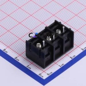 HB8500-8.5-3P Barrier Terminal Block Through hole Component (THT),P=8.5mm Connector Three Sides 8.5mm 1x3P Straight Pin - Product Image 2