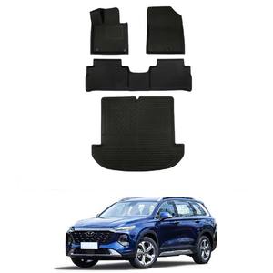 Accesorios interiores de alta calidad, forro impermeable, Protector de almohadilla de pie, 3 capas, alfombrilla de coche XPE para <span class=keywords><strong>Hyundai</strong></span> <span class=keywords><strong>Santa</strong></span> <span class=keywords><strong>Fe</strong></span> - Product Image 1