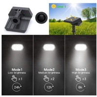 Projecteur solaire à détecteur de mouvement de style nouveau à 92 LED IP65 pour les cours
