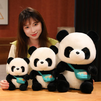 Peluche Panda Sac à Dos en Coton PP Super Doux Anti-Stress, Cadeau d'Anniversaire pour Enfants