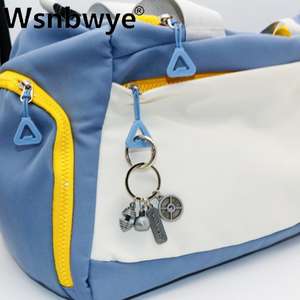 कस्टम लोगो 4in1 कीचेन फिटनेस जिम केटलबेल कैंबर्ड रॉड मिनी बारबेल स्क्वाट पैड मिनी डम्बल धातु कार्टून रबर - Product Image 3