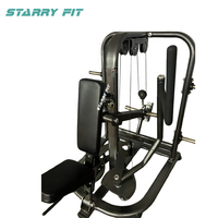 Équipement de fitness commercial Starry Fit Machine à pec fly assis à charge de plaques réglable en acier