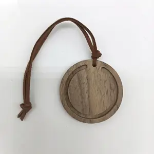 Specialized DIY Hanging Round Wooden Crafts For Essential Oil Storage And Decoration