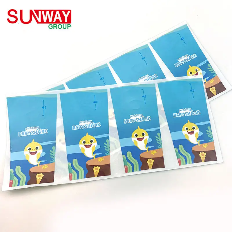 Hete Verkoop Cartoon Stickers Gepersonaliseerde Karakter Afdrukken Zelfklevende Pvc Label Stickers Patch Cartoon Stickers Voor Kinderen