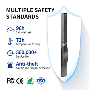 Cerradura inteligente residencial OYO, cerradura eléctrica sin llave, manija electrónica, cerradura de puerta, vídeo, reconocimiento facial, desbloqueo, cerradura de huella dactilar para puerta - Product Image 2