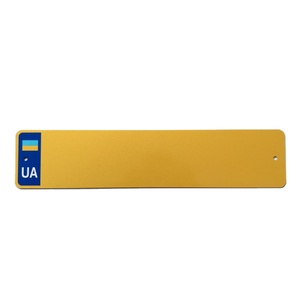 Placa de Matrícula de Aluminio Reflectante para Automóvil y Motocicleta, Estilo Europeo, con Logotipo Personalizado, Blanca, al por Mayor - Product Image 2