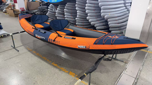 P.F. 2026 New Design Kayak Boat 12'2''*36''*13'' Orange Inflatable Fishing With Accessories Thickened Wear-Resistant Material Pr - Product Image 5