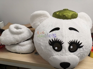 Mới Nhất Phong Cách Đẹp Đầy Màu Sắc Gấu Thỏ Linh Vật Trong Bán Cổ Điển Gấu Bông Linh Vật Phổ Biến Tùy Chỉnh Linh Vật Trang Phục - Product Image 5