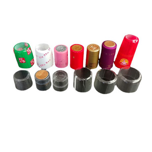 Produsen harga rendah PVC panas menyusut kapsul botol anggur Kapsul disesuaikan transparan PVC panas menyusut kapsul - Product Image 4