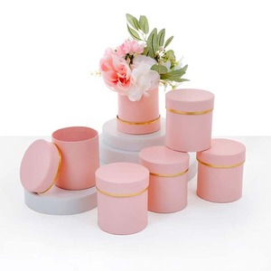 Customized Wedding Decoration <b>Party</b> Supplies Gift Packaging Large Cylinder Luxury Paper Flower <b>Box</b> Guests Valentine's Day Roses - Product Image 1