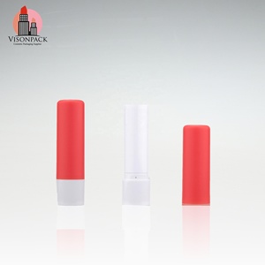 Phổ biến đặt hàng số lượng lớn đồng bằng Lip Balm Chai Xi lanh son môi trường hợp giá hai tone hai màu sắc giá rẻ Lip Cream Ống bao bì vòng - Product Image 6