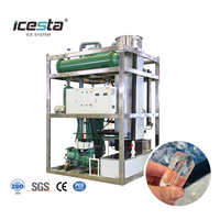 Machine de fabrication de glace en tube industriel commercial ICESTA 1T 2T 3T 5T 10T 15T 20T 25T 30T