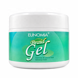 Gel Tresse et Twist Soigné avec Logo Personnalisé pour une Tenue Extrême Conditionnement Confiture de Cheveux Brillante pour Tressage Gel Coiffant Extrême de Marque Privée - Product Image 1