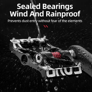 ROCKBROS-<span class=keywords><strong>pedales</strong></span> <span class=keywords><strong>de</strong></span> bicicleta con <span class=keywords><strong>plataforma</strong></span> reflectante, Pedal ultraligero <span class=keywords><strong>de</strong></span> aleación <span class=keywords><strong>de</strong></span> aluminio para bicicleta <span class=keywords><strong>de</strong></span> montaña - Product Image 4