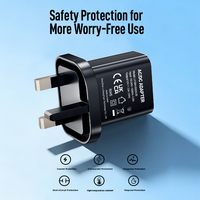 Cargador de Pared USB AC/DC de 5V 2A 10W Shenzhen Lvxiangyuan, Enchufe del Reino Unido, Certificado CE UKCA, Adaptador de Corriente para Luces LED y Cámaras