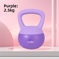 Kettlebell en fer souple avec poignée antidérapante pour femmes, entraînement de fitness à domicile, fessiers, squats et levée de hanches de toutes tailles