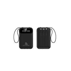 All'ingrosso 10000mAh portatile Power Bank Micro USB ingresso PVC incorporato cavo di ricarica Mini Logo stampato Mobile Power Bank disponibile - Product Image 1