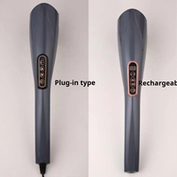 Dropshipping Pistolet Pro Fascial de type C à poignée 10 têtes, masseur sans fil à vibration musculaire à percussion Pistolet de massage des tissus profonds