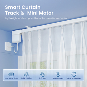 Motor <span class=keywords><strong>de</strong></span> Cortina Invisible OneSmart, Ultra Silencioso, Compatible con Tuya WiFi, Zigbee, SmartLife, Riel Personalizado, Funciona con <span class=keywords><strong>Alexa</strong></span> y el <span class=keywords><strong>Asistente</strong></span> <span class=keywords><strong>de</strong></span> Google - Product Image 2